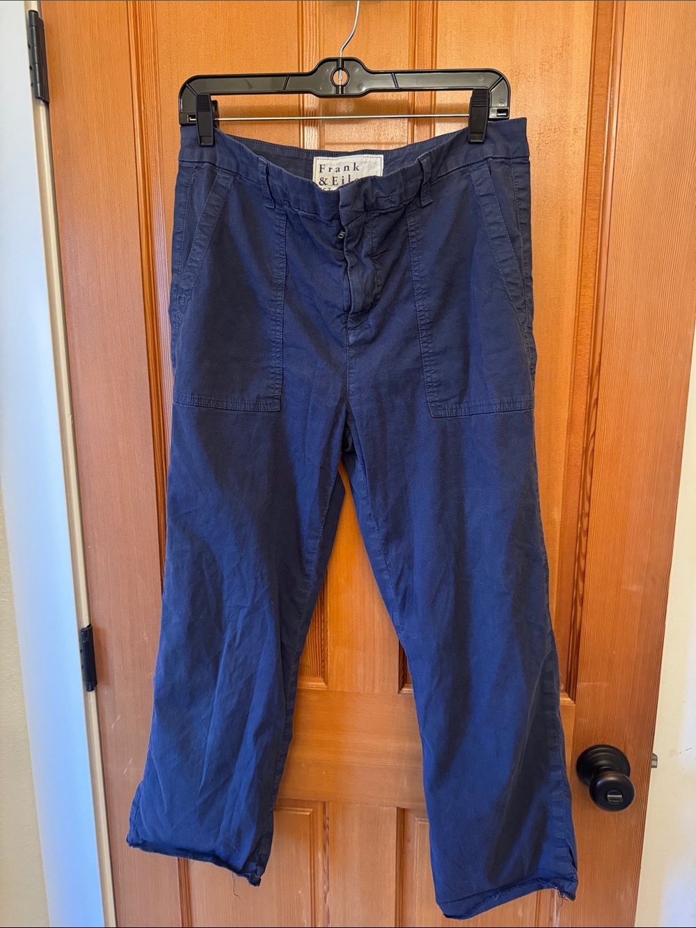 Frank & Eileen Women’s Navy Casual Capri